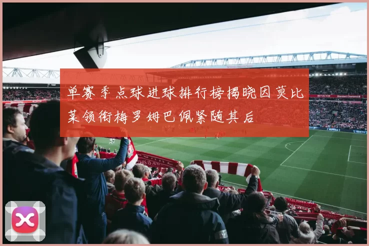 单赛季点球进球排行榜揭晓因莫比莱领衔梅罗姆巴佩紧随其后